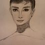 Audrey Hepburn  Graphite Sketch. Drawing project by michelleylaya - 03.12.2026