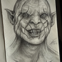 Azog the Defiler (The Hobbit) 🤘🏻😈 . Ilustrație tradițională, Desen în creion, Film, video și televiziune și Desen realist de Lorena G.L. - 03.13.2026