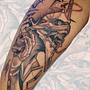 Eva 01 blackwork . Desen digital, Ilustrație digitală, Desen, Ilustrație tradițională și Design tatuaj de kevin92soto - 03.19.2026
