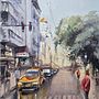 City Fragments in Watercolor. Watercolor Painting, Fine Arts, and Architectural Illustration project by Aliya Bodnar - 03.25.2026