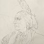 Native American Chief . % Ruben Gomez tarafından hazırlanan Çizim, Geleneksel illüstras, on, Sanat ve El Sanatları, Güzel sanatlar, Tablo, Sulubo, Ve a Resim projesi - 05.01.2026