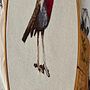 Pássaro.. Embroider, Traditional illustration, and Textile Design project by Flavia Helena Nunes Silva - 05.23.2026