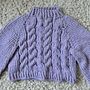 Sweater lilac bulky  . Merajut, Dan Desain Tekstil proyek oleh Manina Schwarz - 06.15.2026
