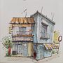First try. Architectural Illustration, Drawing, Ink Illustration, Sketchbook, and Sketching project by Asia - 06.21.2026