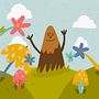 Proyecto Final: Ilustración y Creación de GIF. Animação 2D, Animação de personagens, Desenho digital, Design de personagens, Ilustração tradicional, Ilustração digital e Ilustração animada projeto de Paola Castaneda - 02.07.2026