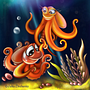 Cute octopus . Een project van Digitale illustratie van Juliia Zinchenko - 19.07.2026