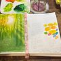 Bosque imaginario a contraluz. Traditional illustration, Fine Arts, and Drawing project by Lily Portius Yáñez - 07.21.2026