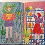 The Crazy Plant Lady & Her cat. Traditional illustration, Character Design, Drawing, and Sketchbook project by yenty - 07.21.2026