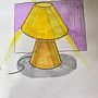 Lámpara de hogar. Industrial Design, Product Design, Sketching, Drawing, Realistic Drawing & Ink Illustration project by Beatriz Noguera Semitiel - 07.22.2026