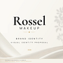 Identidad visual — Rossel Makeup. Un progetto di Design, Branding, Brand identity, Gestione progetti di design, Design editoriale, Graphic design, Tipografia, Design di loghi, Design digitale, Design tipografico e Teoria del colore di Sebastían Rodríguez - 14.08.2026