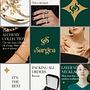 Brand Identity and Templates for a Jewelry Brand Ein Projekt aus dem Bereich Design, Branding und Identität, Grafikdesign, Typografie, Logodesign und Typografisches Design von asmauaa98 - 19.08.2026