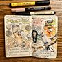 Carnet de gratitude : August 2026 sketchbook Ein Projekt aus dem Bereich Traditionelle Illustration und Zeichnung von Stig Legrand - 07.09.2026