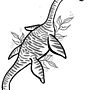 Dinosaurio  . Ilustrație tradițională, Design grafic, Desen, Ilustrație digitală, Design tatuaj și Desen digital de sarhachavez02 - 09.19.2026