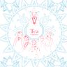 Tea Collection. Design, Product Design, Traditional illustration, Digital Illustration, and Vector Illustration project by Ana Belén Palmeiro - 03.22.2021