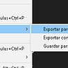 ir a exportar para web