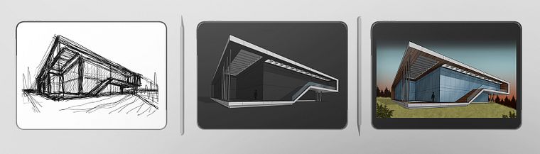 Artistic Architectural Sketching with Procreate