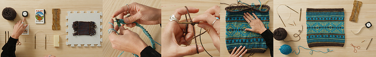 Stranded colorwork knitting