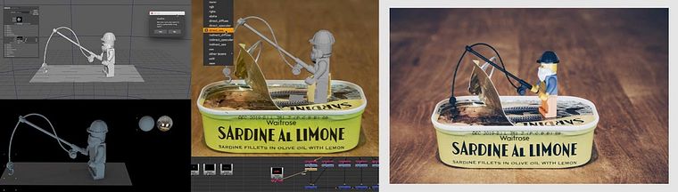 Integração de elementos 3D com técnicas de VFX