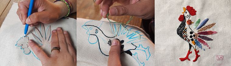 Embroidery Techniques: Illustrating with Needle and Thread