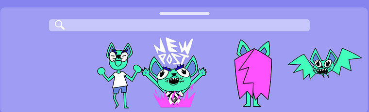 Diseño de stickers animados para redes sociales