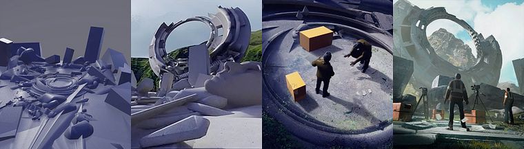 Concept art avanzado para producciones de ciencia ficción