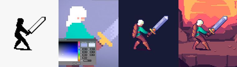 Einführung in das Design von Pixelkunst-Charakteren