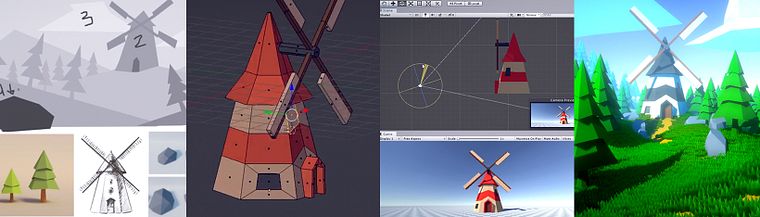 Modelare de scenarii low-poly pentru jocuri video