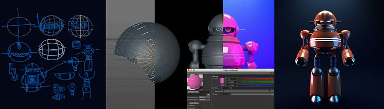 Kompositionen mit Cinema 4D und OctaneRender