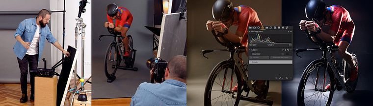 Photographie de sport en studio