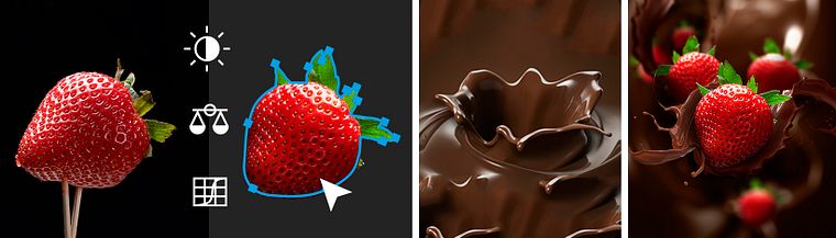 Postproduction de photographies d’aliments sur Photoshop