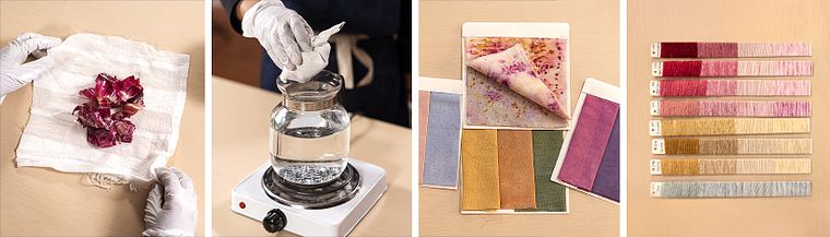 Tintura tessile con pigmenti naturali