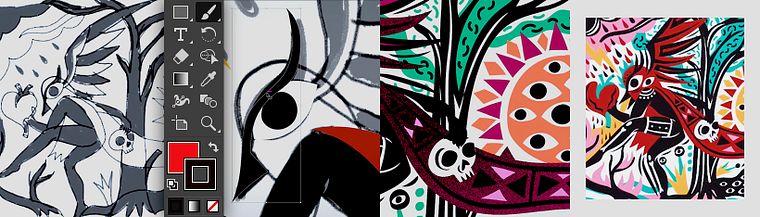 Vector Illustration with a Surrealist Twist