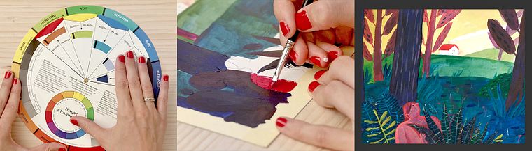 Techniques de couleur et d’éclairage à la peinture acrylique