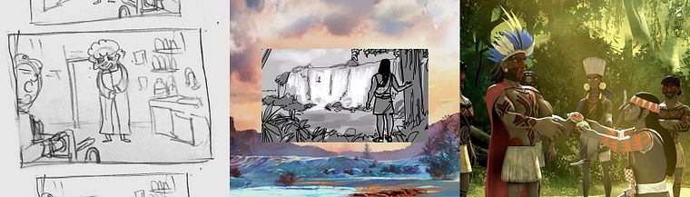 Animationsrichtung und Konzeptualisierung