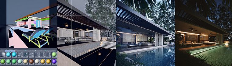 ArchViz avanzata con Cinema 4D e Corona Renderer