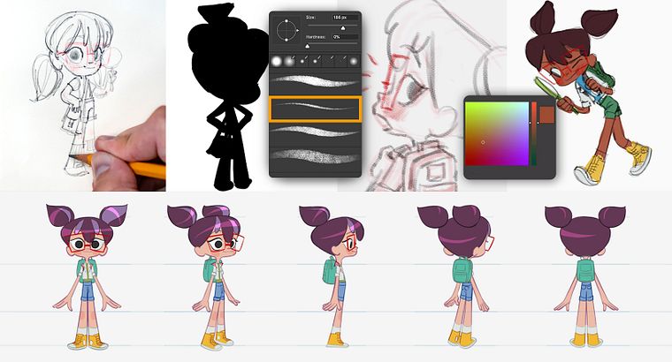 Character Design for Animation with Photoshop