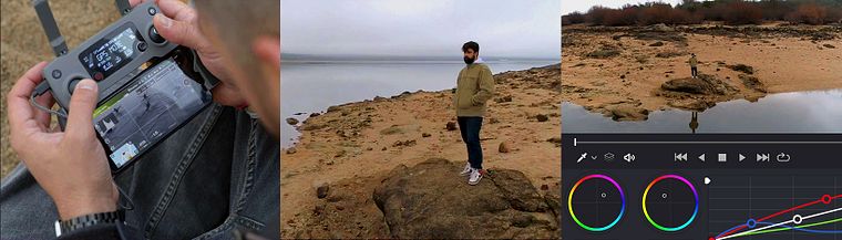 Filmación con drones para proyectos audiovisuales