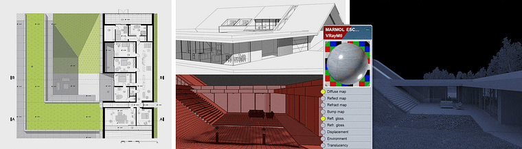 Exterior Architectural Rendering with V-Ray
