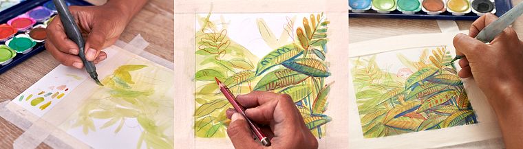 From Botanical Drawings to Narrative Illustration