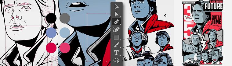 Illustration vectorielle de films