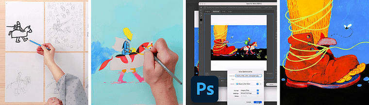 Técnicas creativas para ilustración de portadas
