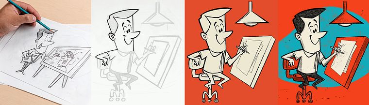 Cartoon-Style Character Design with Procreate