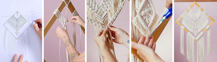 Introducción al tapiz de macramé