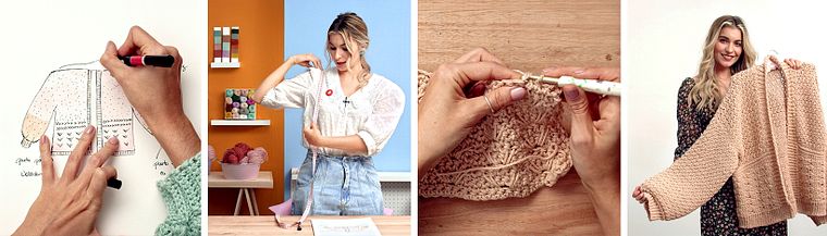 Crochê: design e confecção de roupas com estilo romântico