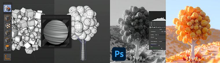 3D-Bildgestaltung für Einsteiger mit Cinema 4D und Redshift
