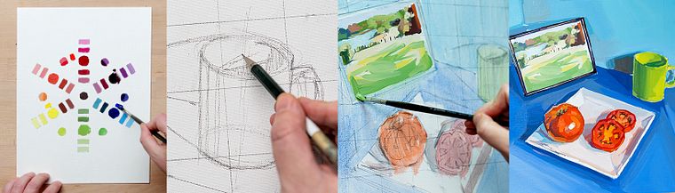 Pintura a óleo a partir do zero