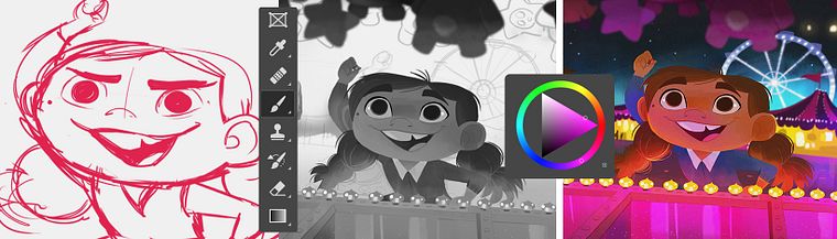 Illustrating Emotions through Color