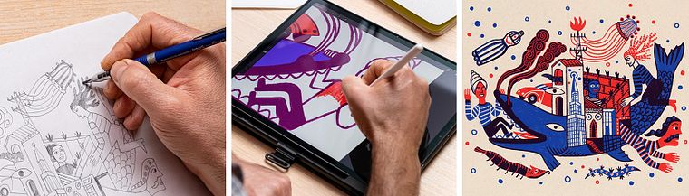 Introdução à gravura ilustrada com Procreate