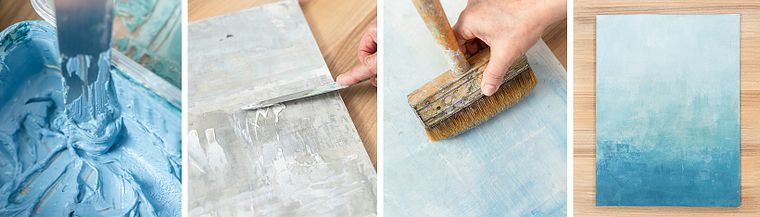 Dekorative Maltechniken für Flächendesign