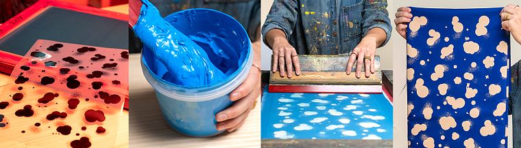 Serigrafia têxtil: crie e estampe seus patterns